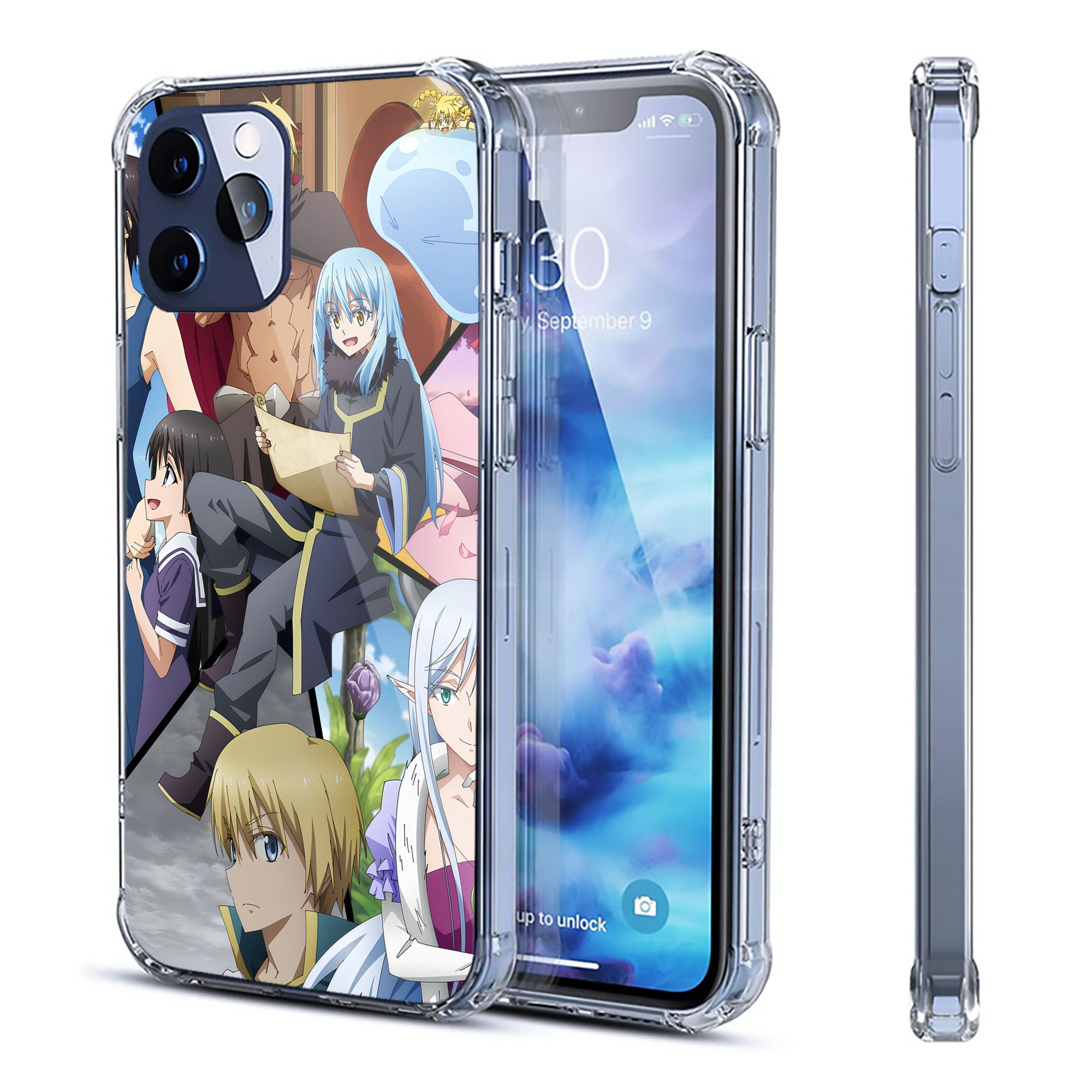 （画像用） 転スラ Regarding Reincarnated to Slime 【iPhone 12シリーズ対応】透明スマホケース（クリアソフトケース）